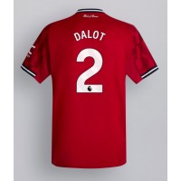 Stroje piłkarskie Manchester United Diogo Dalot #2 Koszulka Podstawowej 2025-26 Krótki Rękaw